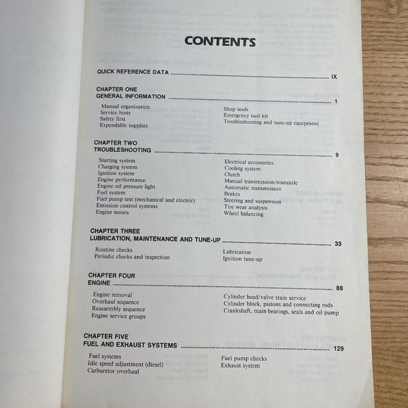 Clymer Dodge & Plymouth Vans 1971-1986 Gas & Diesel Engines Shop Repair Manual - Picture 5 of 6